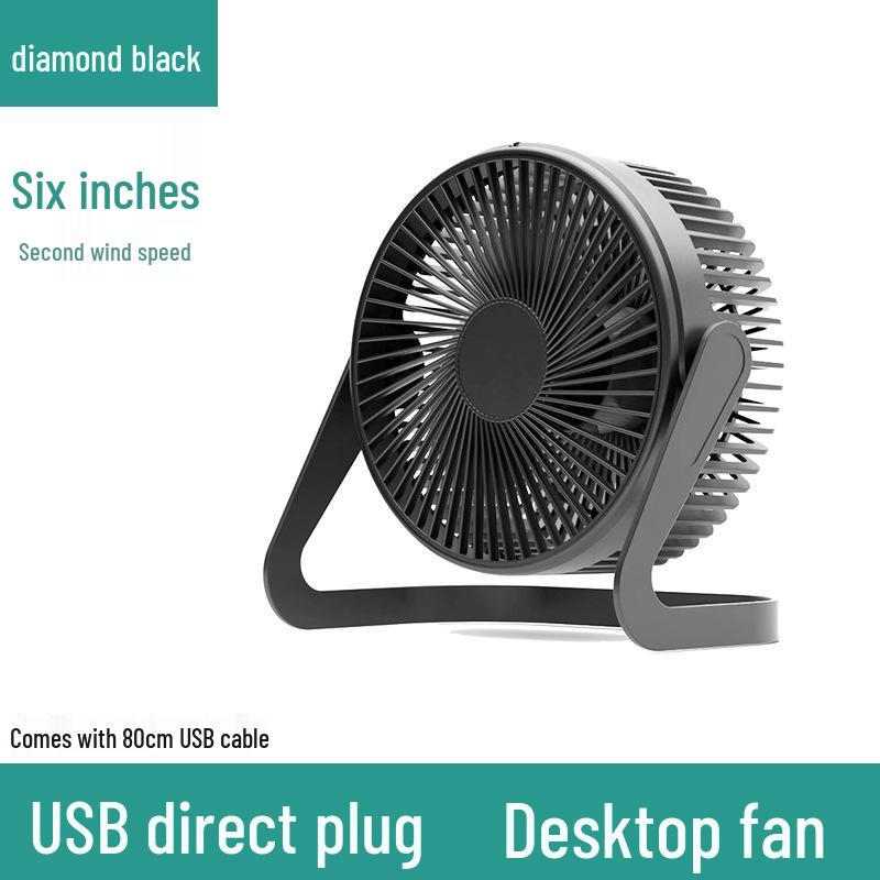 Xufeng USB Mini Desktop Fan - 5, 6, 8 Inch Sizes, High Volume Airflow, Electric Office Fan