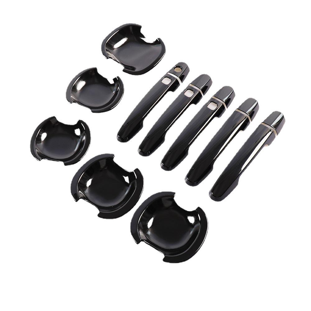 

Декорация дверной ручки из углеродного волокна для 09-12 Toyota RAV4 - Черный