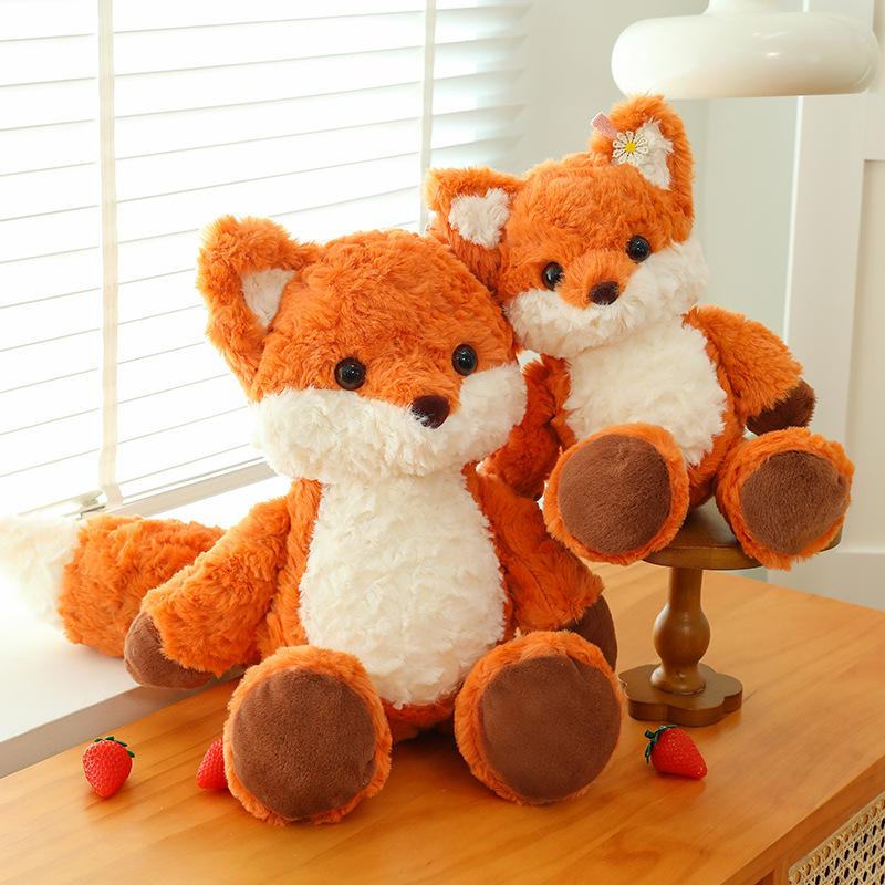 Paopau Fox Doll Doll Sleeping Pillow Plush Toy Birthday Gift Scissors Machine Redemption