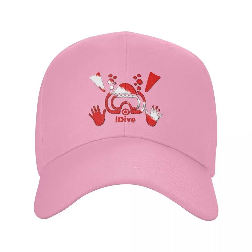 Custom Classic IDive Dive Flag Scuba Diving Baseball Cap Unisex Women Adjustable Unisex Diver Dad Hat Outdoor Sun Hat