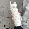 Bowknot Water Bottle Plastic Plastic Cups Cute Straw Cup  Bubble Tea Coffee