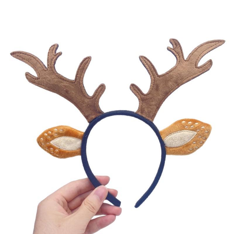 Elegant Reindeer Antler Headband: Christmas & Halloween Cosplay Accessory for Women
