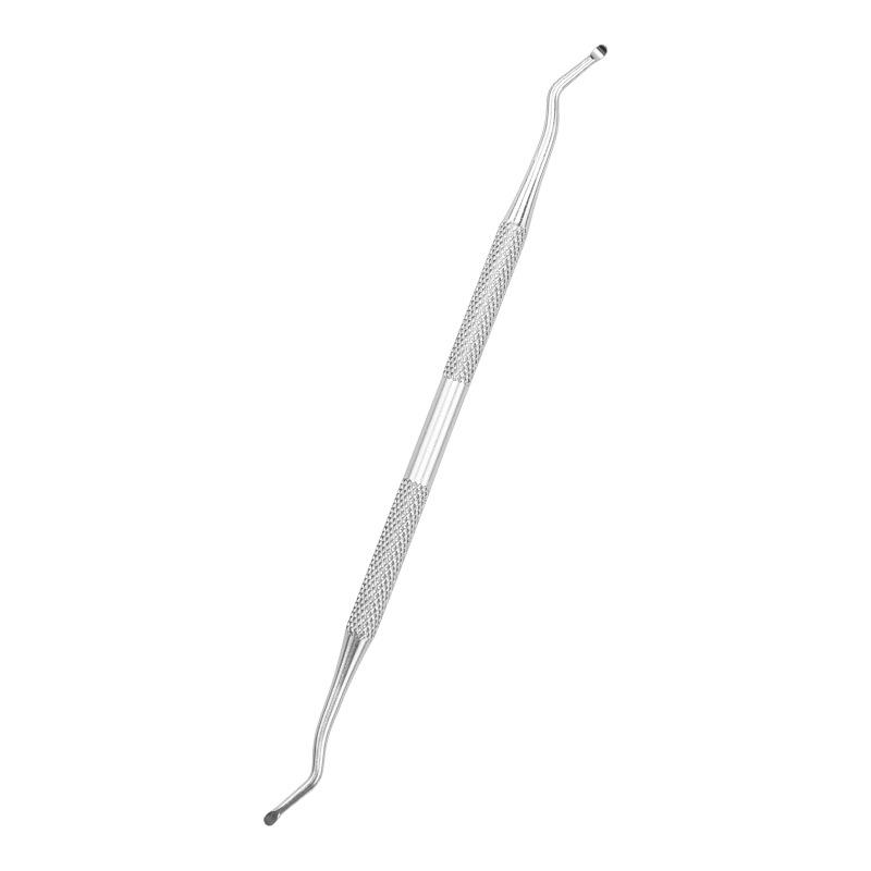 

Очиститель вросших ногтей из нержавеющей стали, изогнутая ложка для удаления грязи, простой в использовании инструмент для педикюра для глубокой очистки канавок под ногтем 1 pc