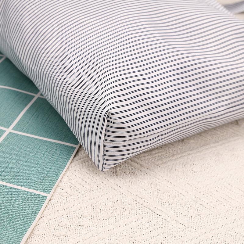 Women Shoulder Bags Casual Simple Striped All-Match Chic Commuting Korean Style Canvas Large Capacity Shopping College