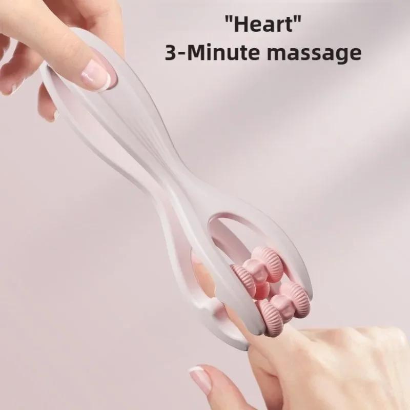 Finger Massager Dual-Row Roller Design Easy Use Relieve Finger Fatigue Promote Blood Circulation Portable Roller Finger Massager