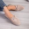 Fashion Casual Fashion Round Toe Flat Shoes 2024 Spring and Autumn Solid Color Simple Non-Slip Wear-Resistant Bow Women's Low-top Shoes