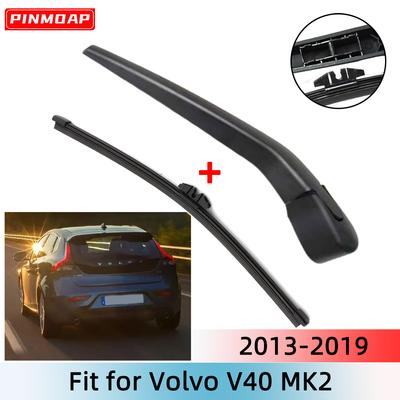 Sada zadního stěrače a raménka pro Volvo V40 MK2 2013-2019 čelní sklo zadní okno