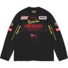 Vanson Leathers L/S Top Black