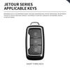 Zinc Alloy Leather Car Key Cover Chery Jietu X70 X70S X70M X90 Cowin X3 X5 K60 Key Fob Car Key Case Protective Cover