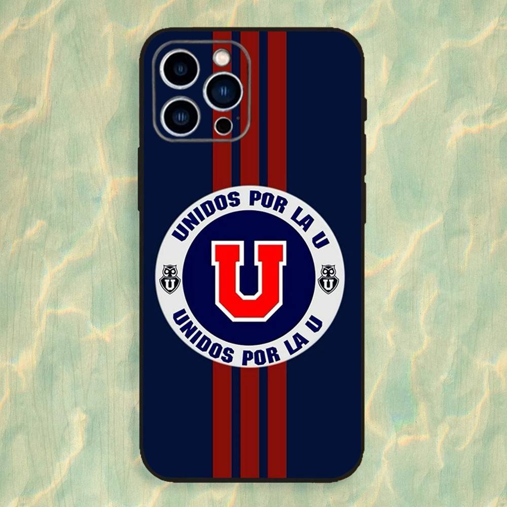 C-Chiles U-University-s Logo Phone Case For iPhone 16,15,14,13,12,11 Plus,Pro Max,XS,X,XR,SE,Mini,8,7,Soft Silicone Black Cover