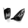 Left and Right Rear View Mirror Cap Cover Glossy Black Replacement for BMW X5 E70 X6 E71
