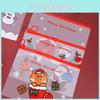 Adorable Christmas Series Transparent Pencil Pouch For Organized School Supplies