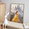 Disney 5D Diamond Painting Kit Belle Beauty Castle & Doves Home or Office Home Decor Art Diamond Painting Kit