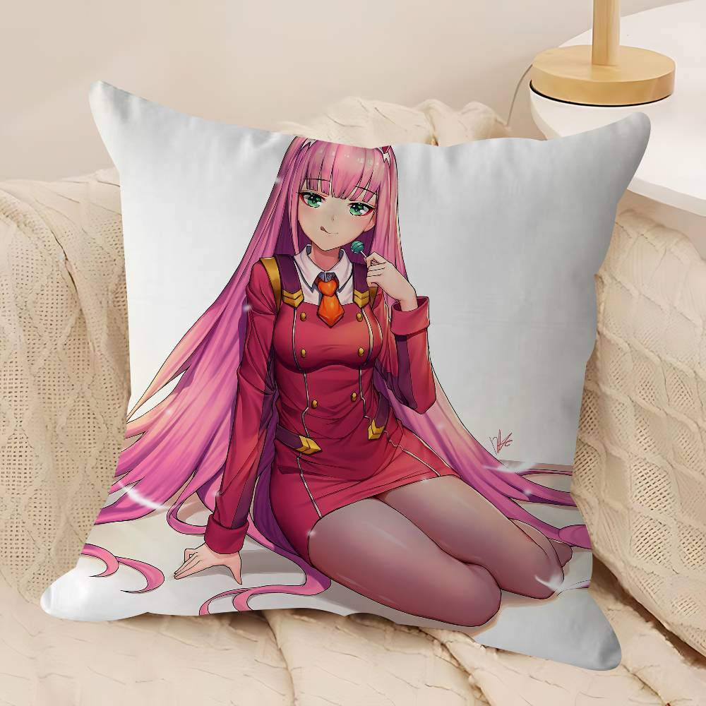D-DARLING In The F-FRANXX Kissenbezug Dekokissen Sofa Heimdekor Hülle Kissenbezüge