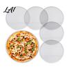 Portable Barbecue Rack Aluminum Alloy Pizza Screen Non Stick Mesh Baking Pan Equipment Round Crisper Tray for Oven Home Kitchen Restaurant