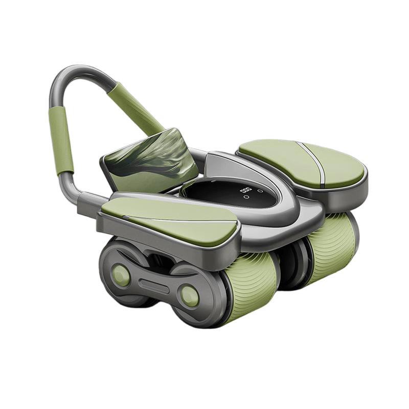 Ayoub Automatic Rebound Four-Wheel Ab Roller