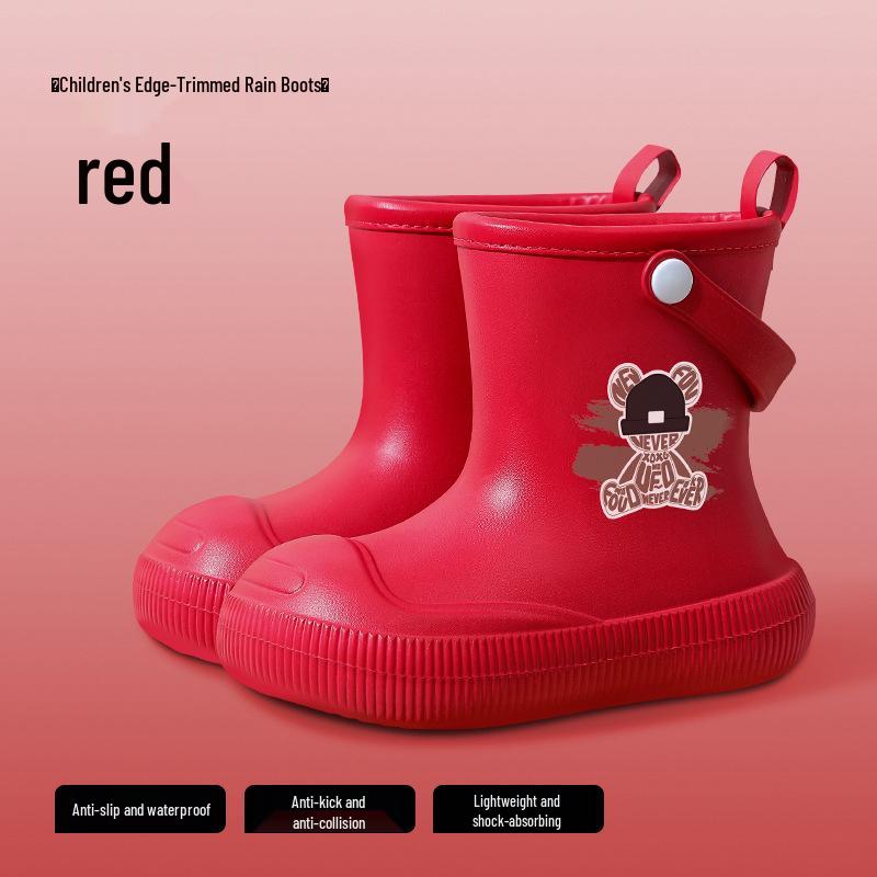 Dětské vodotěsné gumové holínky - Protiskluzové, vysoké provedení do školy