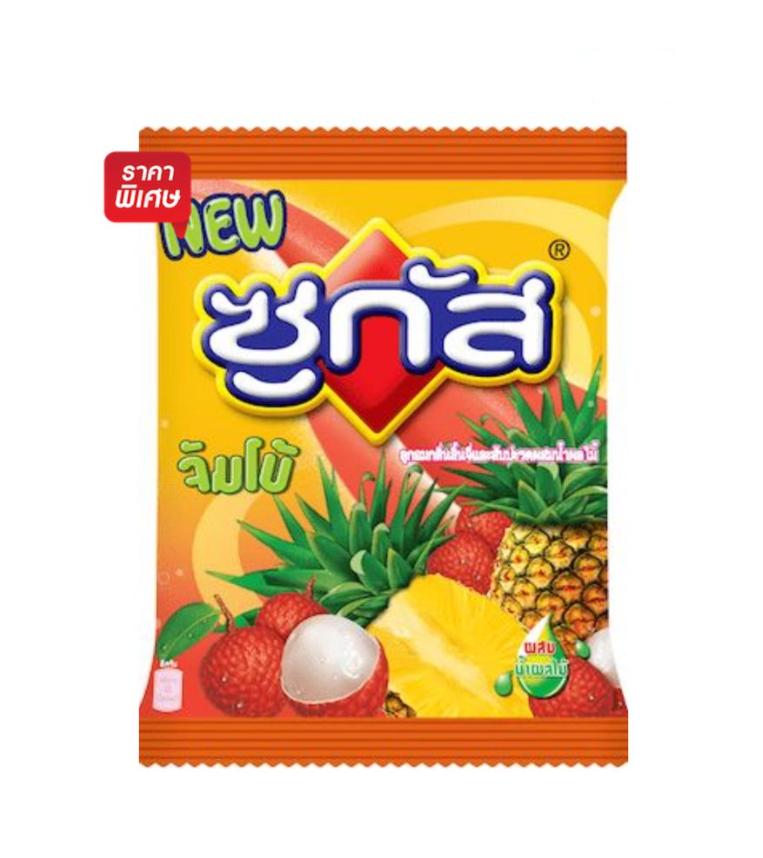 Sugus Fruit Candy – Lychee & Pineapple Flavor 45g