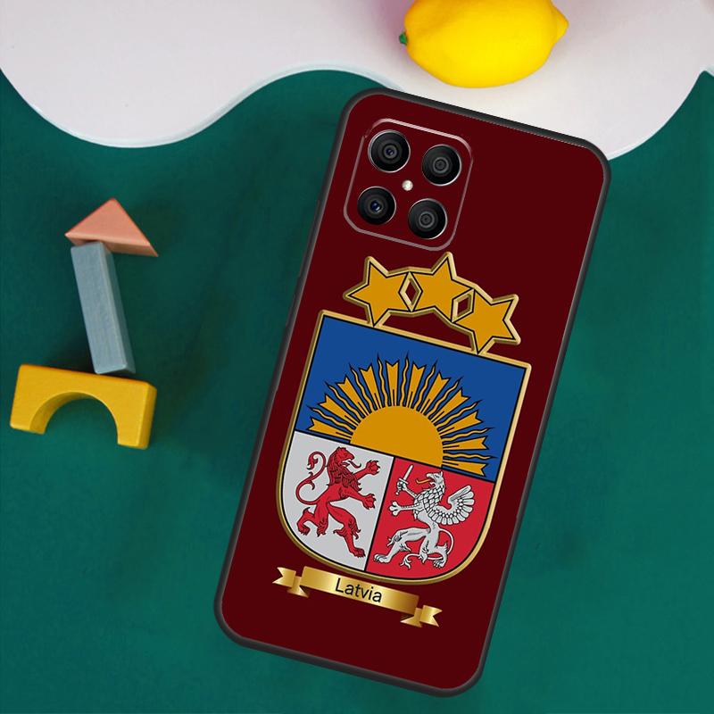 

Чехол с флагом Латвии для Honor 200 Lite 50 70 90 X9a X8a X8 X9 X8b X9c X9b Honor Magic 5 6 Pro 7 Lite Honor X9a