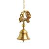 Elegant Peacock' Brass Hanging Bells for Pooja Room  |Ghanti Hanging Bells for Home Decoration Brass Bell for Mandir Bell for Pooja Room