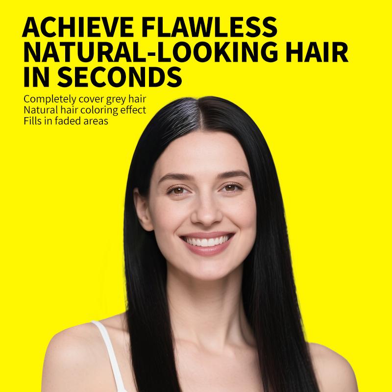 Haarfärbestift SEVICH 4 Farben Haaransatz-Auffrischung Schwarz Braun Haarfarbstift Einweg-Haarfärbecreme Pinsel Haar-Concealer 20ml