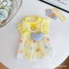 Summer Thin Ice Silk Bubble Skirt Pet Clothing Breathable Cat Sunscreen Than Bear Dog Clothes