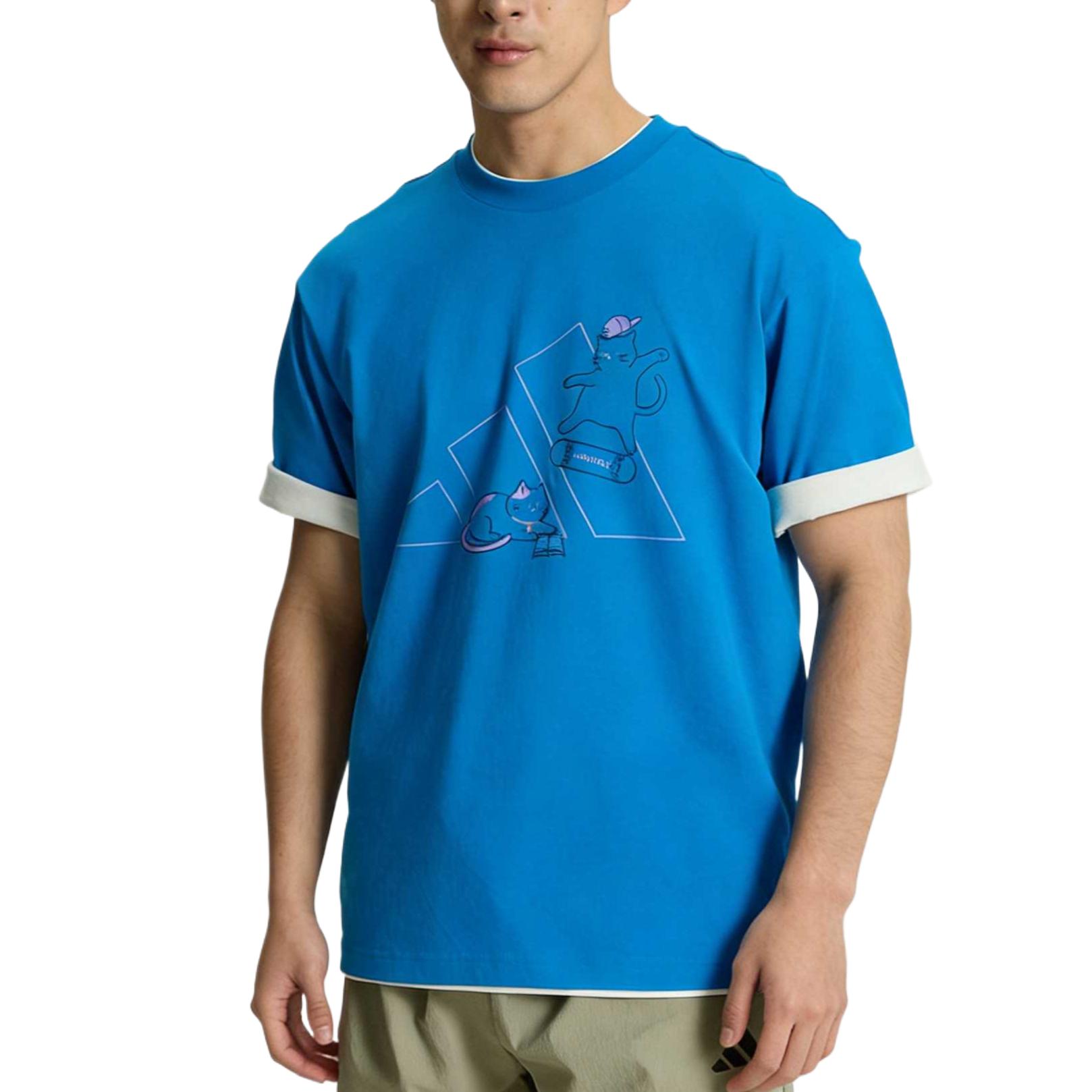 

Adidas SS26 Loose Fit Short Sleeve Crew Neck T-Shirt Unisex Tops KX4864 M