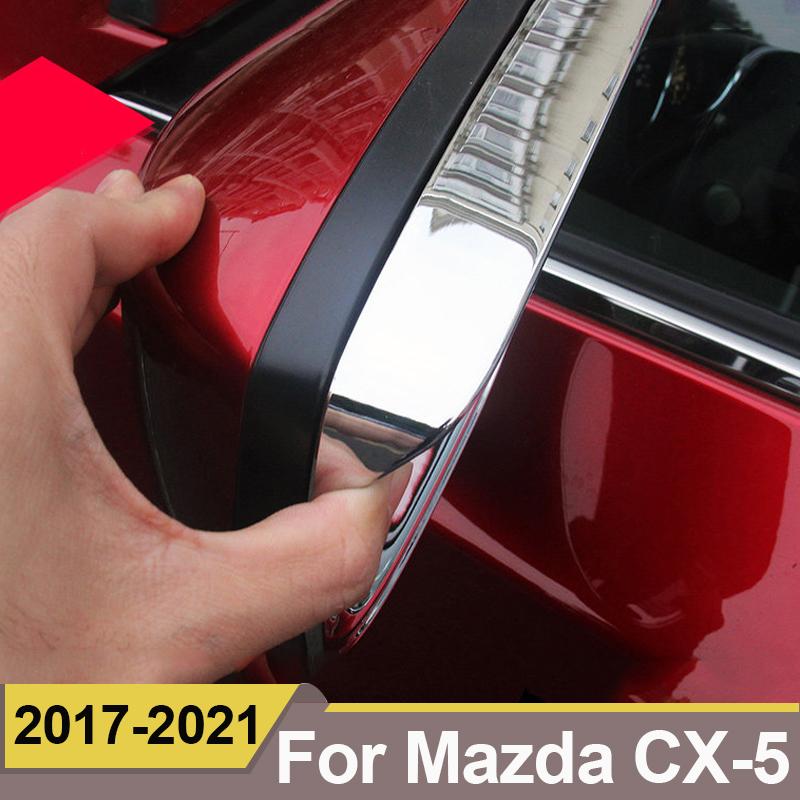 Oglindă retrovizoare ABS pentru mașină, rezistentă la ploaie, pentru sprâncene, pentru protecția împotriva ploaiei pentru Mazda CX-5 CX5 CX 5 2017 2018 Accesorii