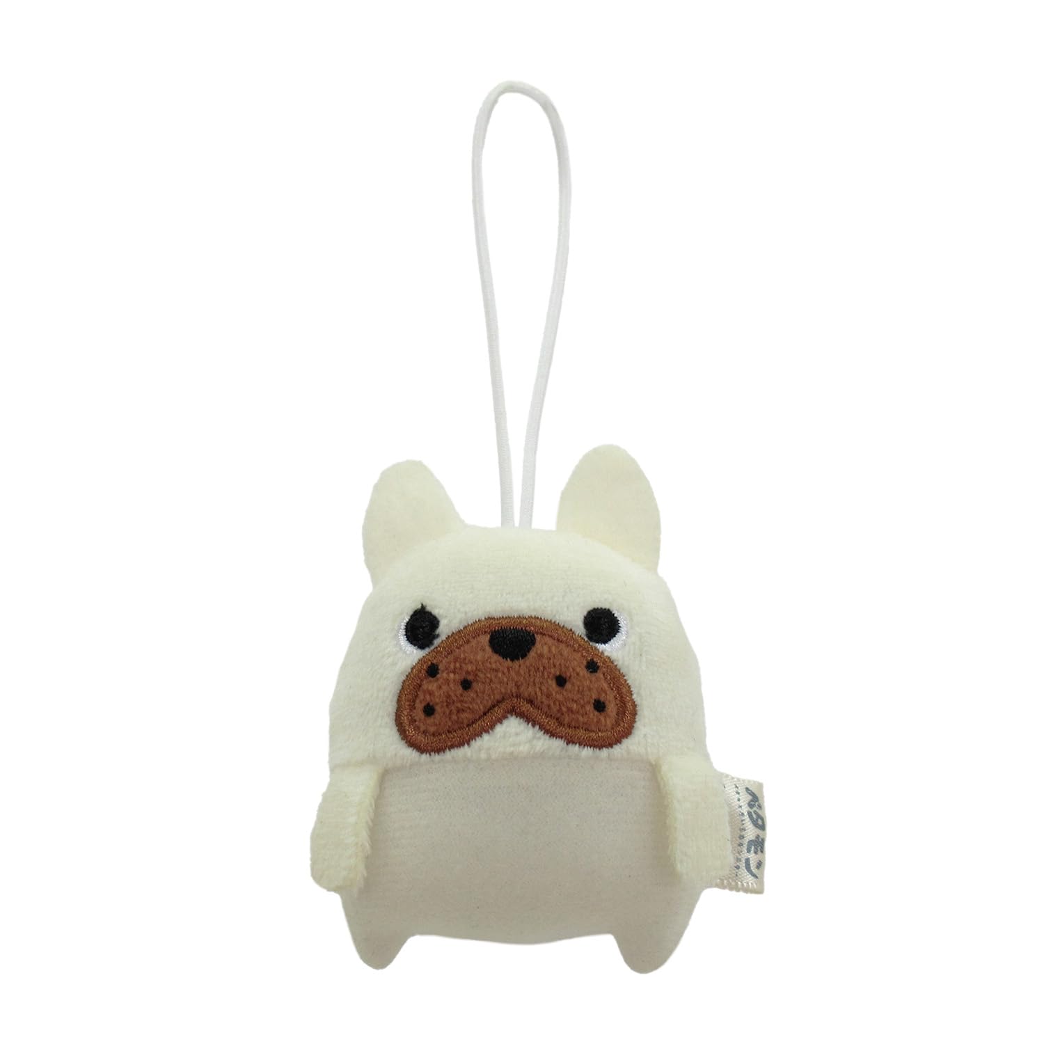 

Morisaka Global Petamon Mascot Bulldog Cream, 5.5 x 2.5 x 6.5 cm, Animal, Bulldog, Dog, Strap, Charm, Cute Plush Toy, Perfect for Going Out, Taking
