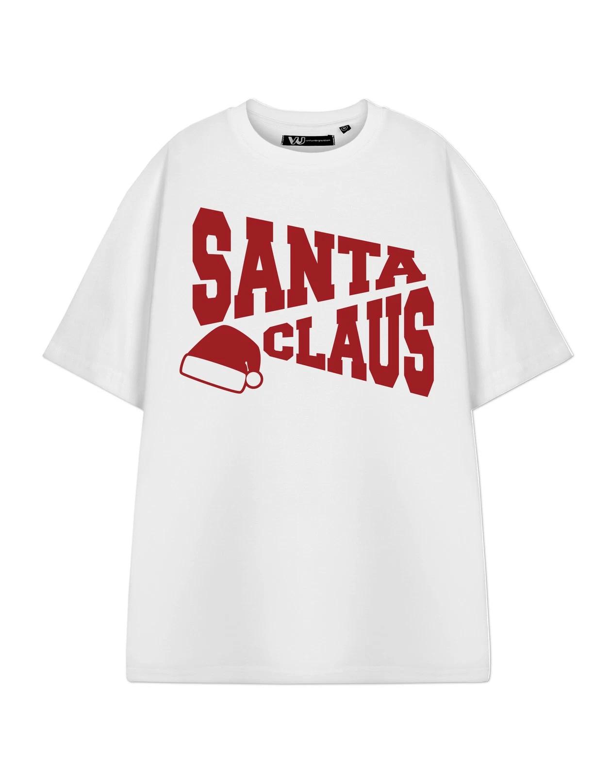 

Show Me The Merch White Santa Claus Short Sleeved 100% Cotton T-shirt Mens Tees Top Unisex 4XL