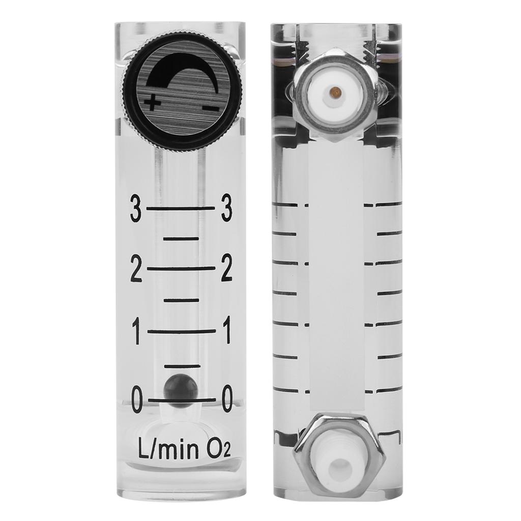 LZQ-2 Flowmeter 0-3LPM Flow Meter with Control Valve for Oxygen/Air/Gas
