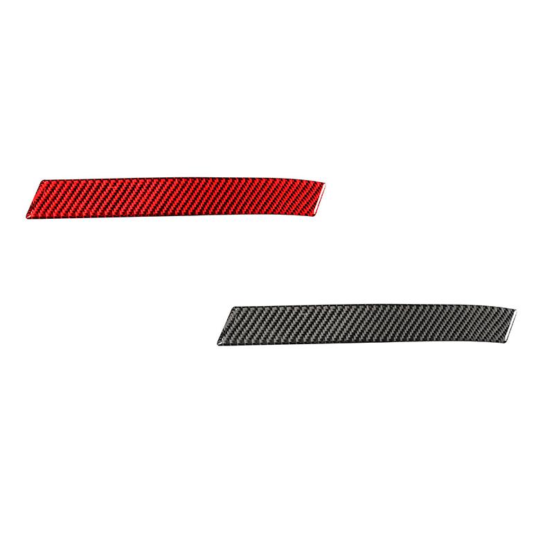 Car Interior For Nissan 350Z 2006-2009 Soft Carbon Fiber Co-Pilot Ide Door Pull Handle Decoration Sticker Auto Accessories