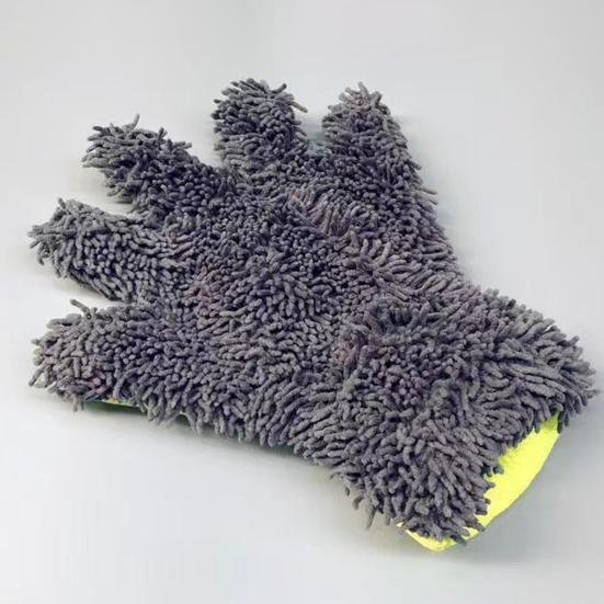 1Pc Chenille Car Wash Free Soft Wash Mitt Machine Microfiber Car Glove Scratch Washable Car Wash