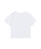 ROIDESROIS Like You Minimal Lettering Crop Short Sleeve T-Shirt (White)