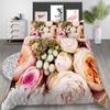 Rose Flower Double Duvet Cover Bedding Set,Quilt Case Linens,King, Queen, Full Size, 3D Print Pillowcase,Single,Twin Bed, 22x240