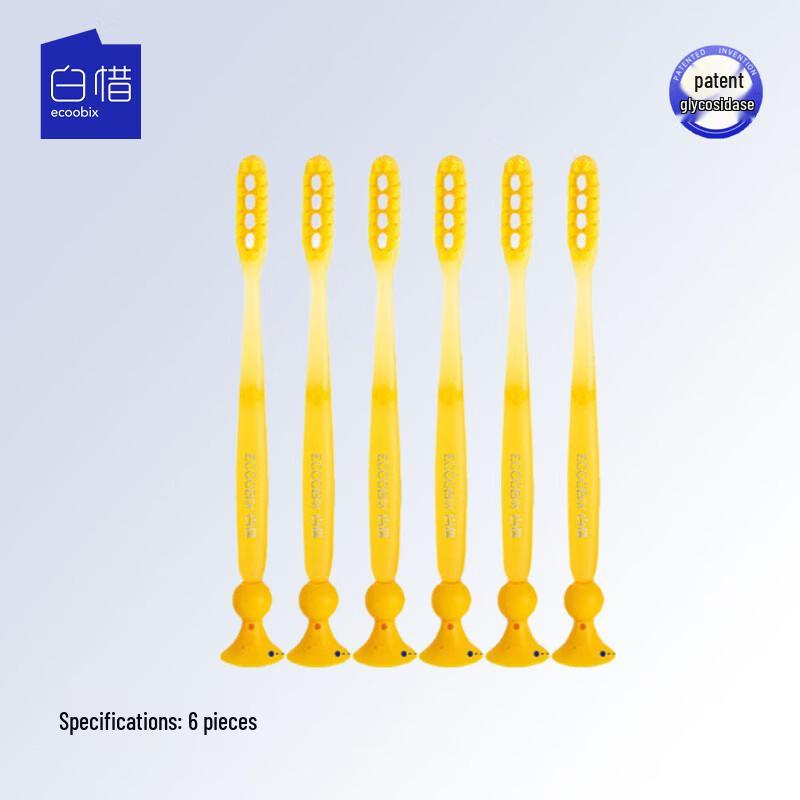 

Adult Soft Bristle Long-Head Toothbrush 6-Pack