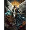 Nordic Religious Art Benevolent Portrait Of The Virgin Mary Archangel Canvas Painting Living Room Modern Aesthetics Home Decor