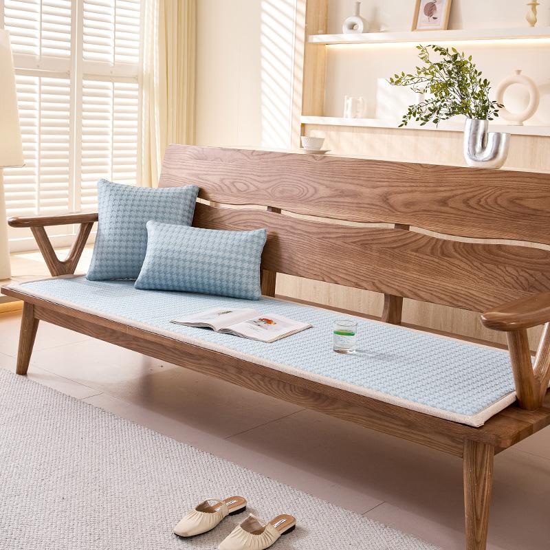 Cool Doudou Sofa Mat Seat Cushion Cold Sofa Cushion Summer New  Non-Slip Sofa Cover Backrest Cover Towel