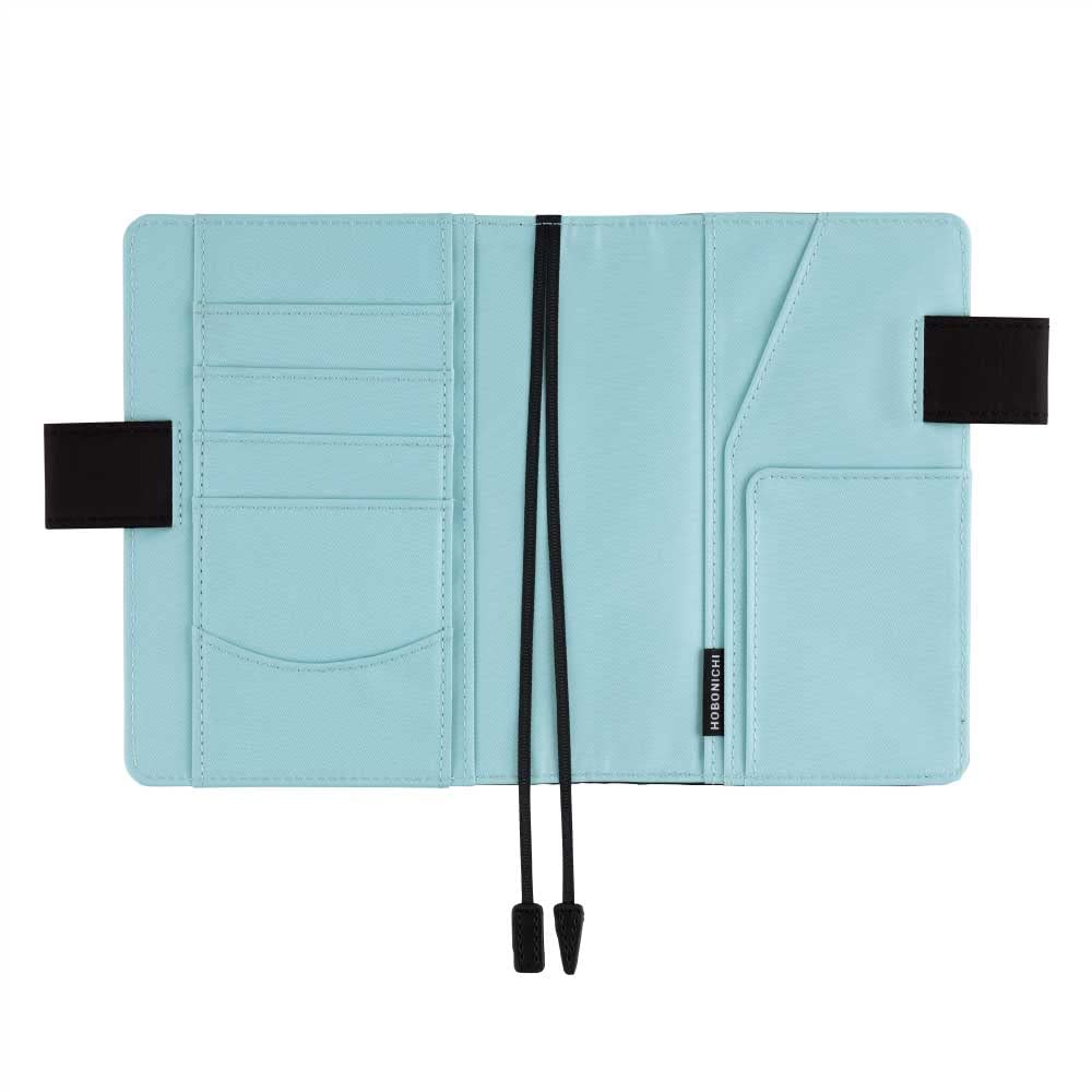 Hobonichi Techo Original Anteckningsbok x Klarblå (A6) Kåpa, Färger/Svart