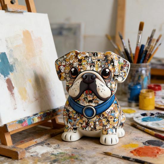 136 Teile/Set Hundeförmiges Holz-Puzzle Logiktraining Holz-Tier-Puzzle Spiel Pädagogisches Schwieriges Puzzle Spielzeug Hunde-Liebhaber Geschenk