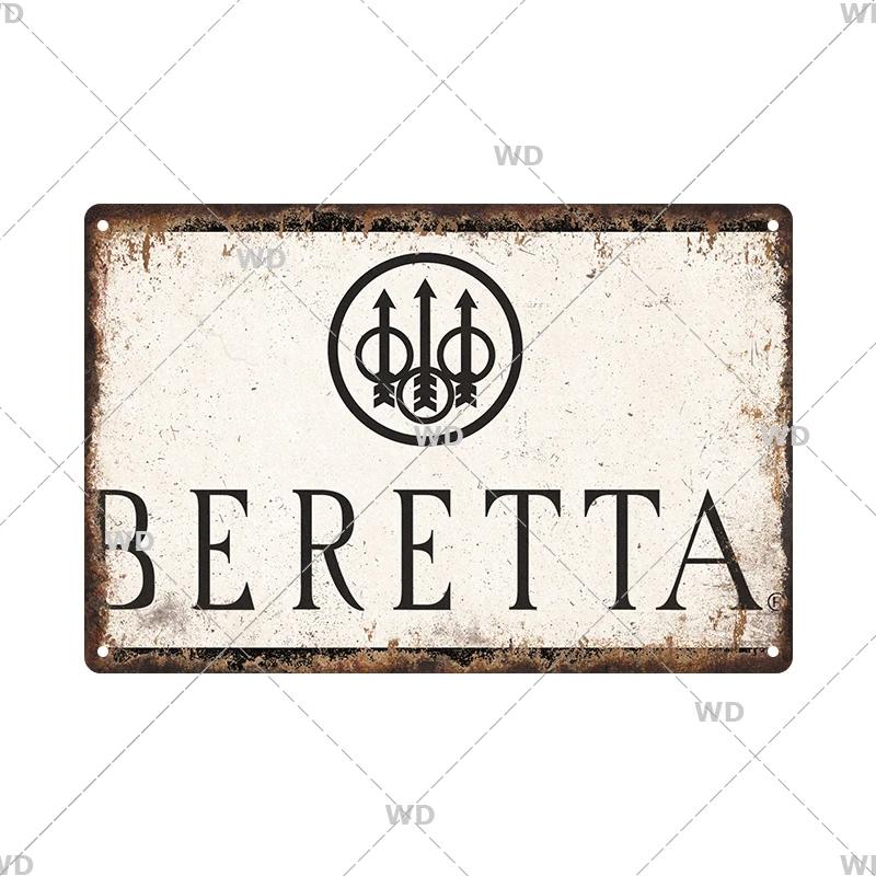 Pistola Co2 Arma Metal Brand Colt Gun Poster Vintage Metal Tin Sign Retro Plaque Plate for Garage Man Cave Tools Wall Decor