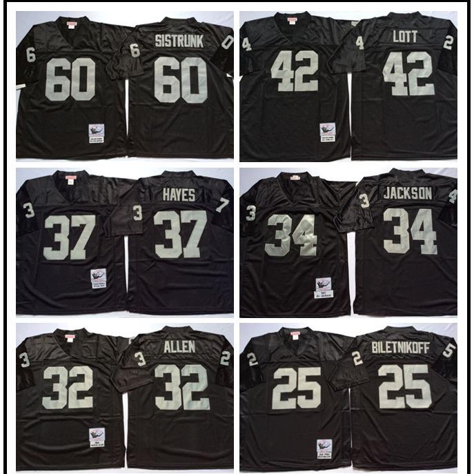 

Oakland Raiders Vintage Rugby Jersey #34 #32 MN Embroidered Sportswear S