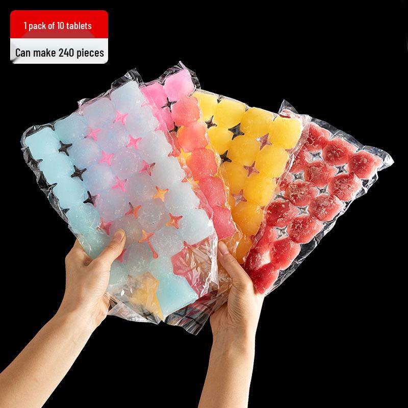 

Самозапечатывающиеся одноразовые пакеты для льда для съедобных форм для льда из маракуйи Food-Grade PE Material