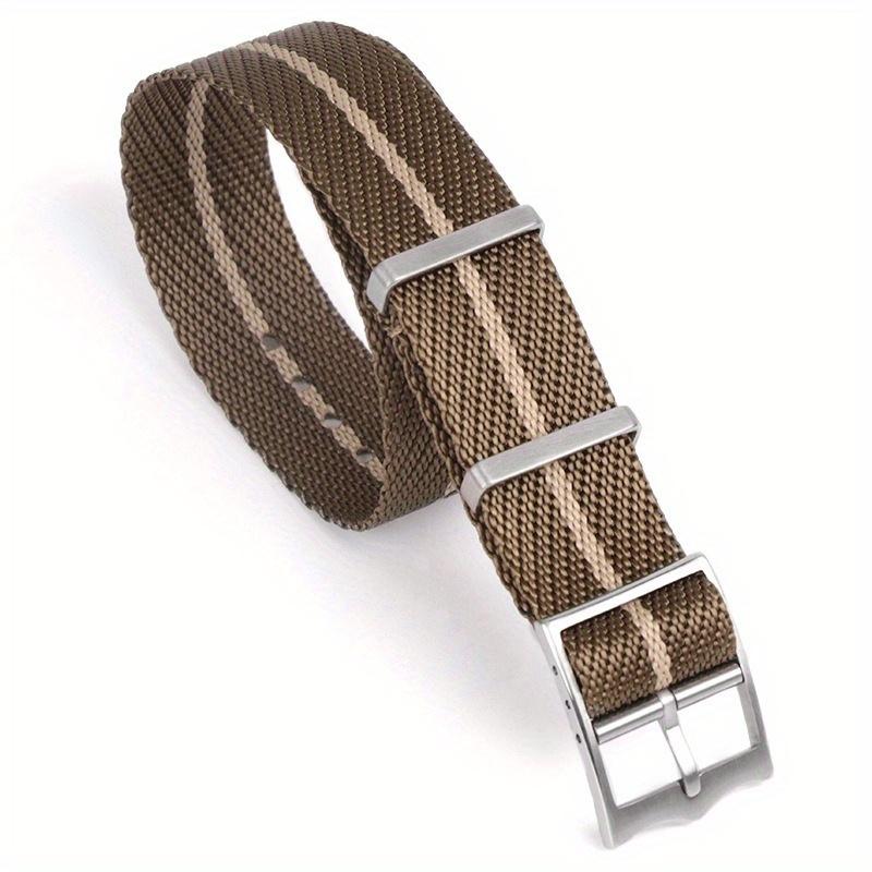 

1 шт. Нейлоновый ремешок для часов Армейский военный ремешок Тканевый холщовый браслет Мужской спортивный браслет хаки