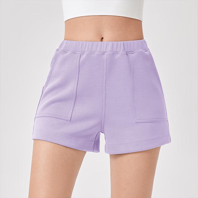 Women s Modal Loose High-Waist Yoga & Sport Shorts L