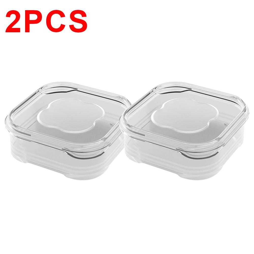 5/1Pcs Plastic Refrigerator Storage Box Transparent Freeze Meat Vegetable Fresh-Keeping Storage Container With Lid For Kitchen