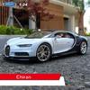 Welly 1/24 Bugatti Chiron Scale Diecast Vehicles High Simulation Model Car Metal Alloy Classic Toy Car For Kids Gift