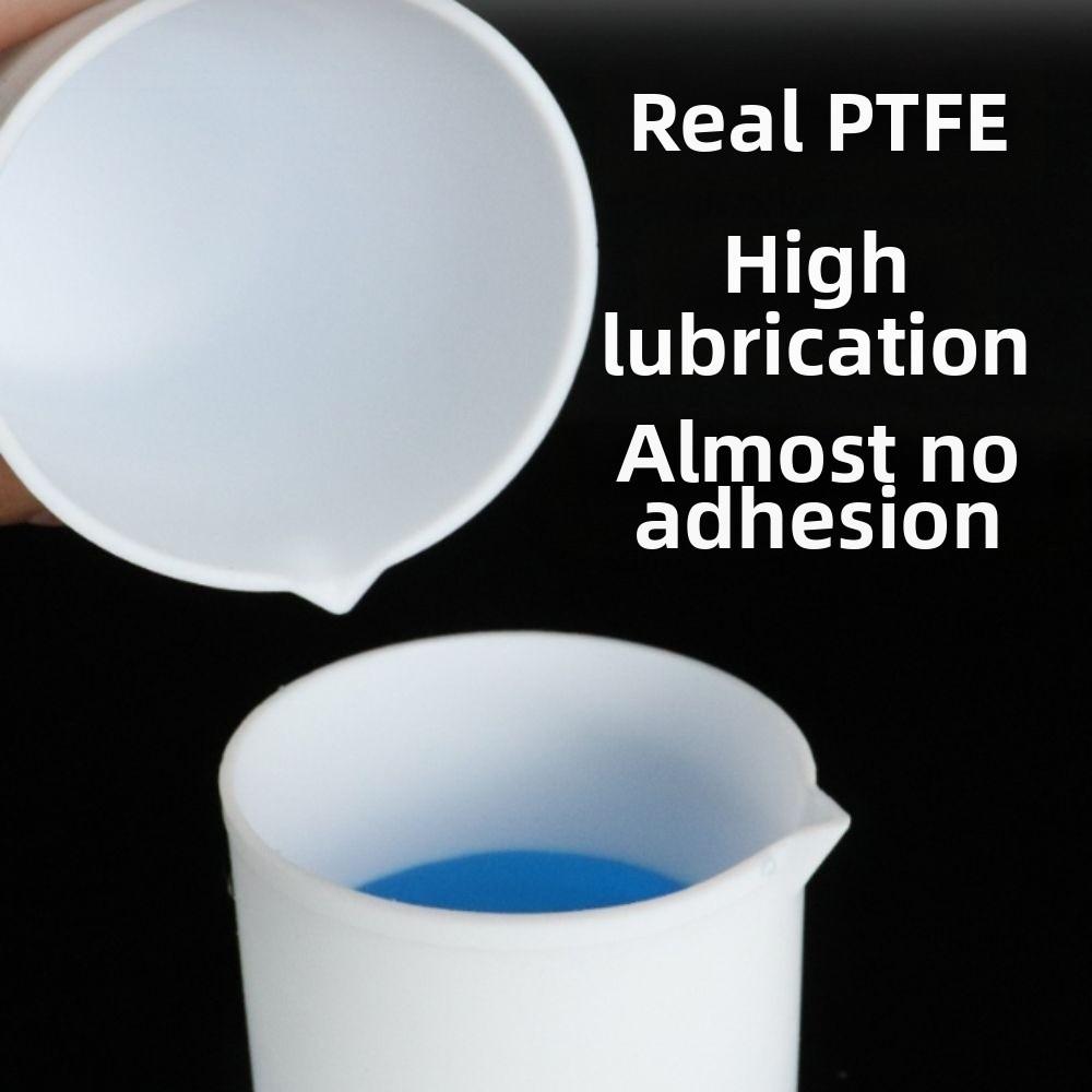 50,100ml Non Stick Teflon Beaker White 50,100Ml Ptfe Beaker Ptfe Cup Laboratory Testing