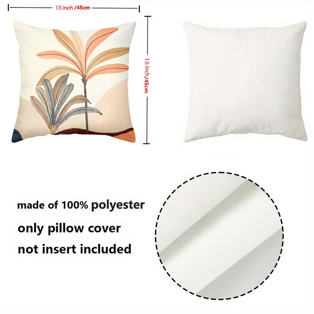 Boho Desert Cactus Palm Tree Throw Pillow Covers Pattern Cushion Cover Suitable for Sofa Bedroom Car Pillow Cover