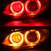 1Pc Multi Color Angel Eye Circle Ring Led Headlight Fog Lamp Double Light Lens